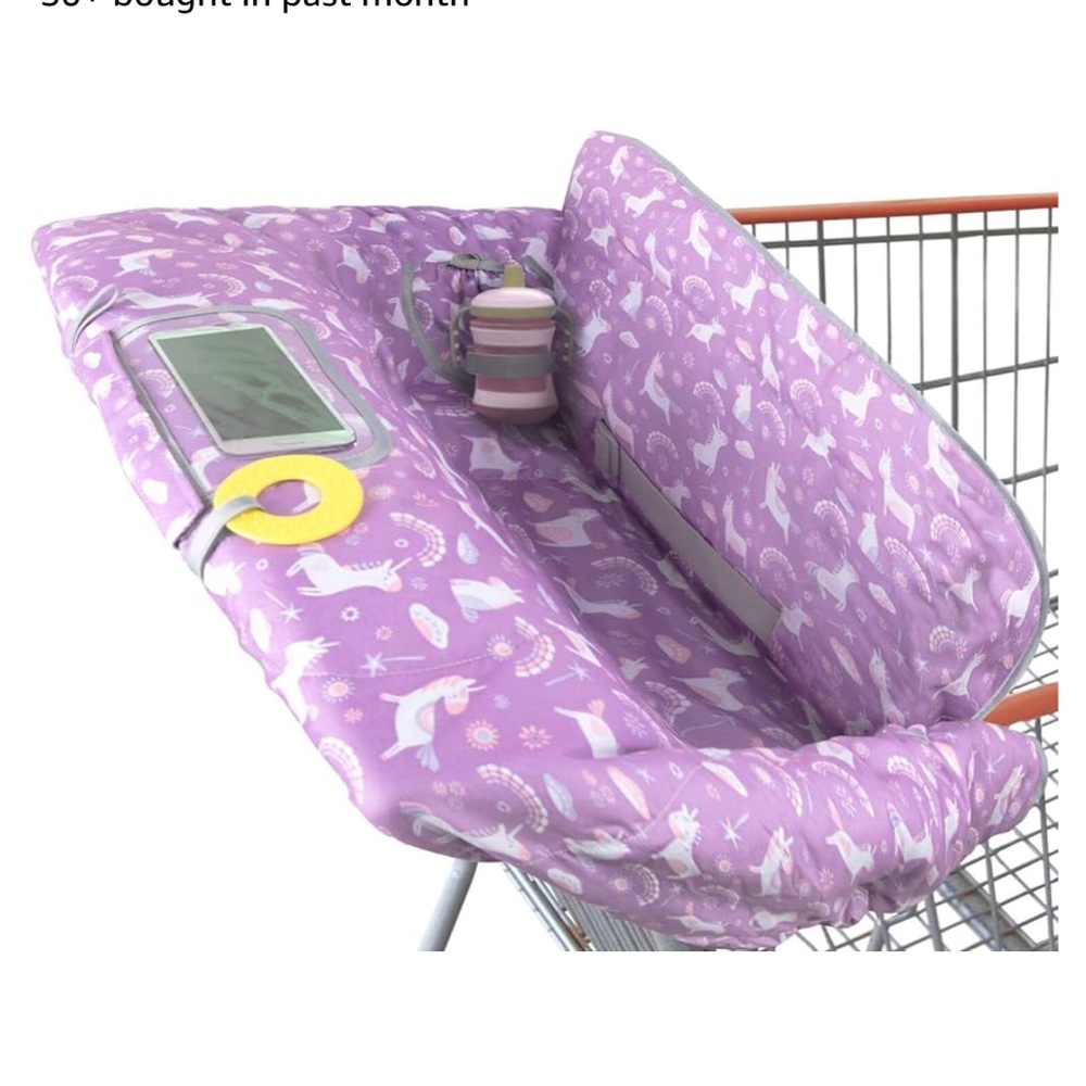 Suessie Shopping Cart Cover and High Chair Cover, Unicorns